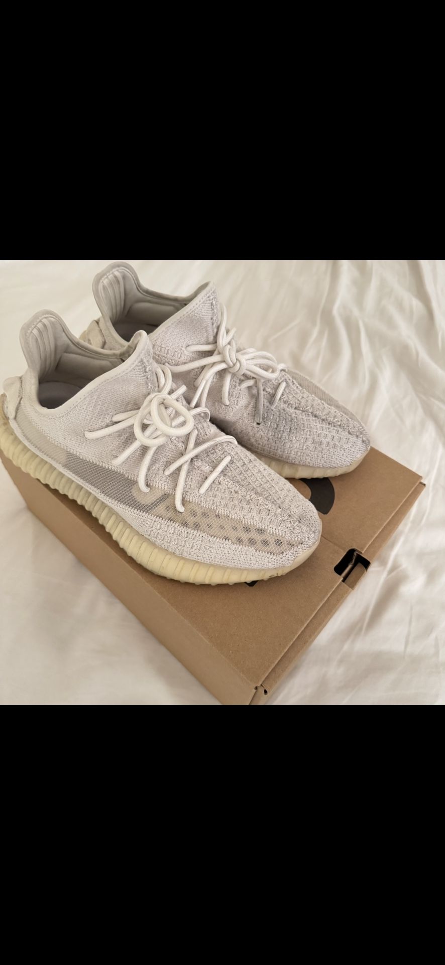 Adidas Yeezy Boost 350 – Bone White, Men’s Size 9.5, With Box