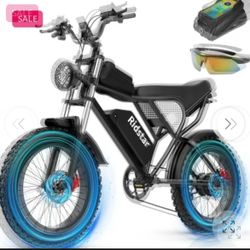 Ridstar® Q20 1500W Fat Tire Electric Mountain Motorcycles