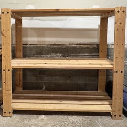 Two Pine Shelving Units - IKEA Ivar
