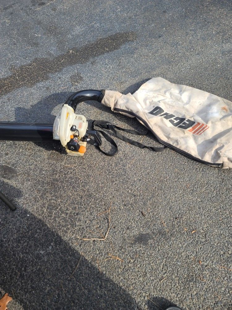 Echo Pb-1010 Hand Held Gas Blower! Vac W Bag 