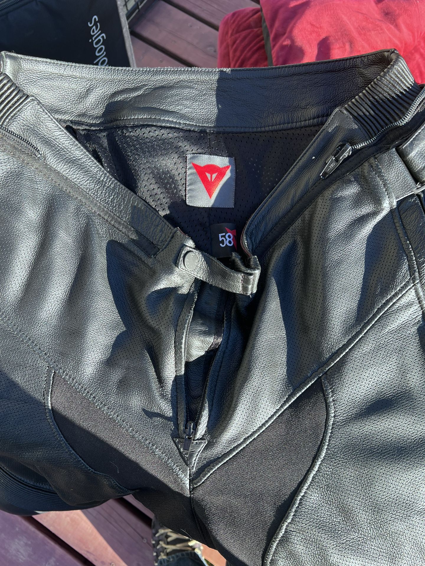 Dainese Motorcycle Leather Race Pants Like New Size 58