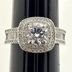 Sterling Silver 925 Shiny Ring Size 7.5