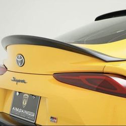 Aimgain Sport Trunk Spoiler for Toyota Supra (A90) 20+ (Paint Matched Black) 