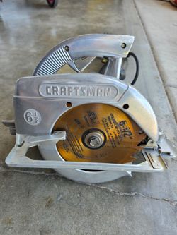 Vintage Craftsman 6 in. Electric 2 Hand Circular Saw (Model No. (contact info removed)3)