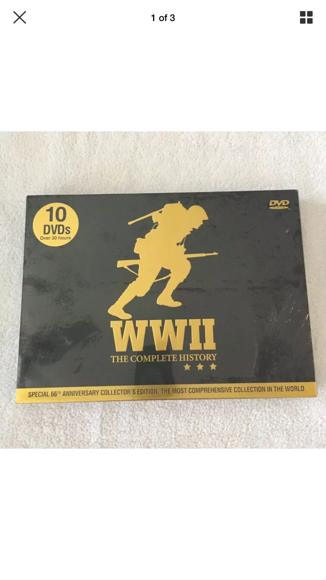 WWII the Complete History 10 dvds 30 hours