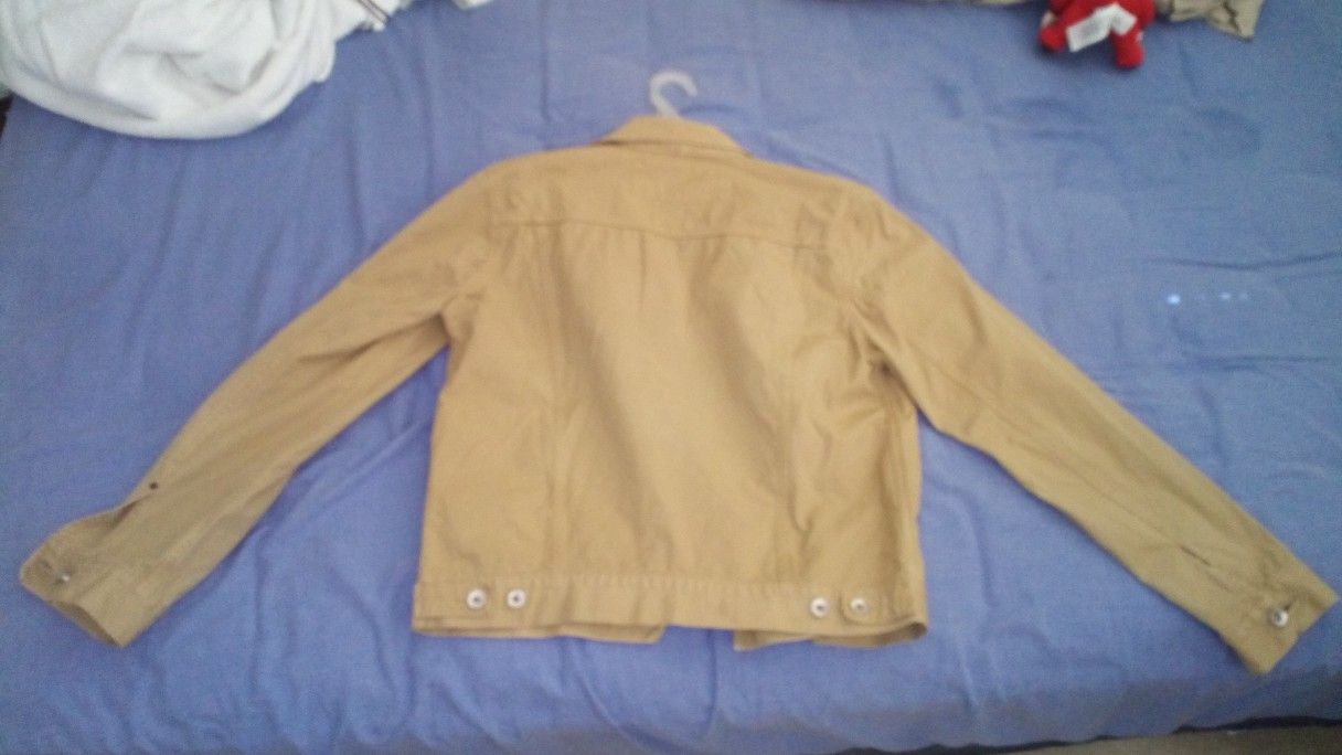 Gap Brown Kaki Jacket Men Medium Size - NEW (Never Used)