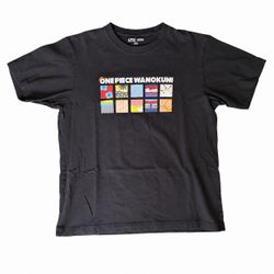 Uniqlo UT One Piece Wanokuni T-Shirt Men’s S Black Anime Manga Graphic Tee