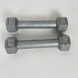 3-Lb. Cast Iron Dumbbells Set of 2