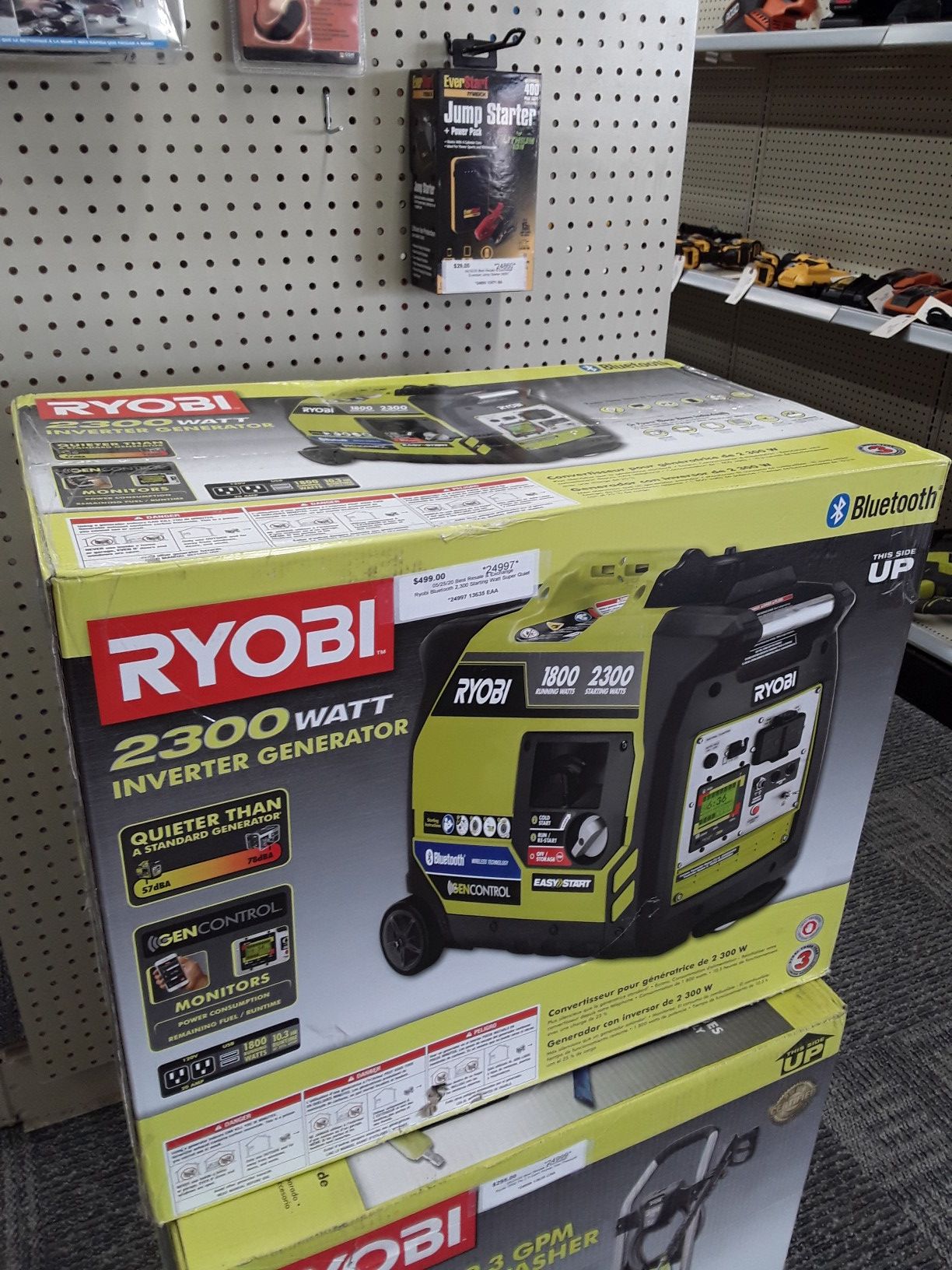 Ryobi Bluetooth 2300 Watt Gas Digital Inverter Generator
