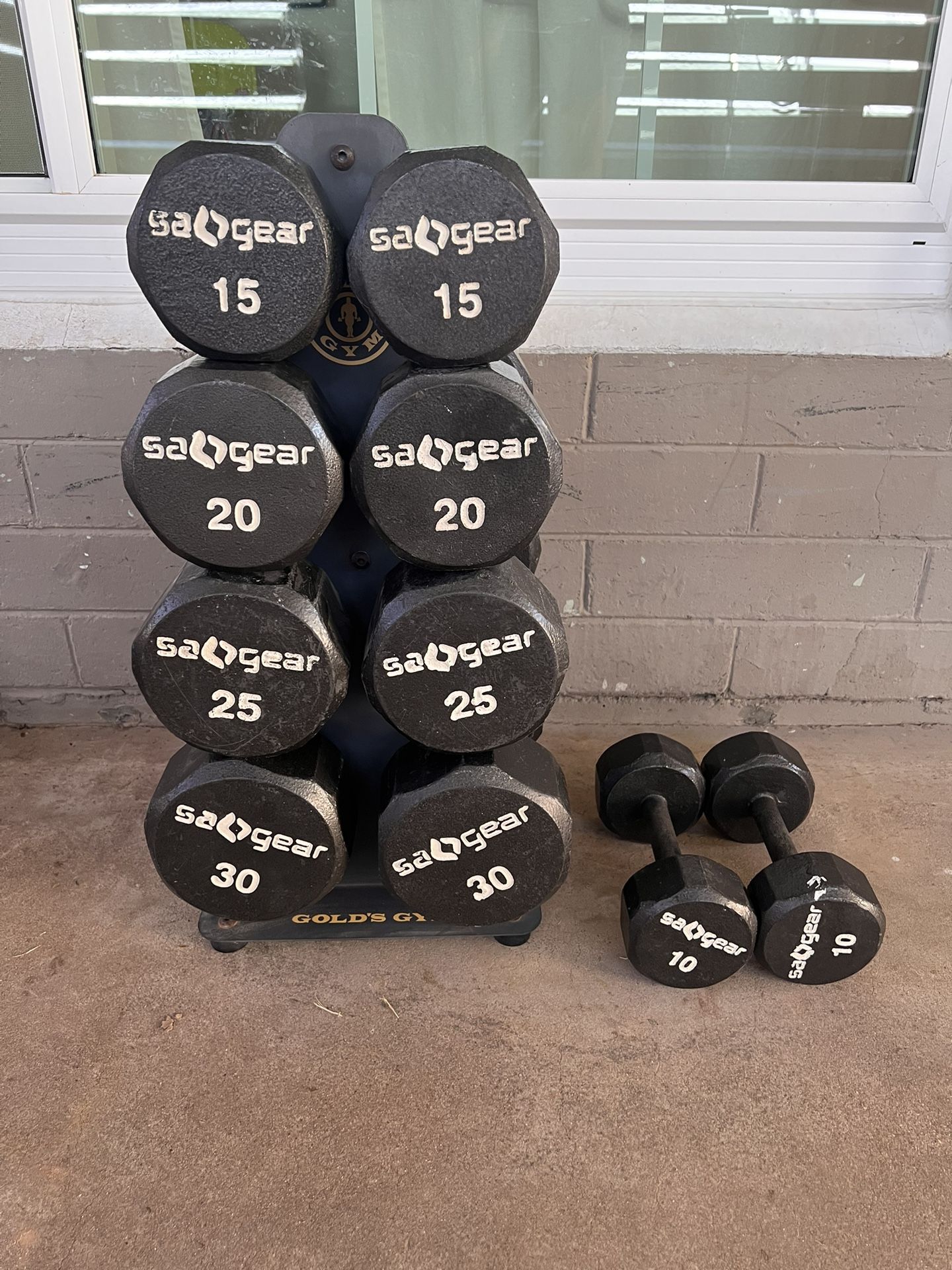 200lb Dumbbell Set With Stand