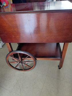 VINTAGE DROP LEAF CART