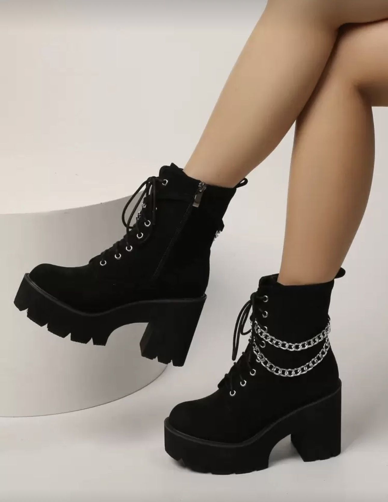 Heel Ankle Boots Size 8