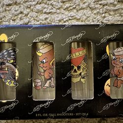 Ed hardy shot glasses