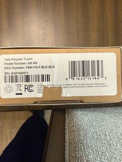 Yale Keypad Touch Door Lock
