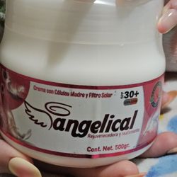 Crema Angelical Rejuvenecedora 500g SPF 30+ Con Células Madre | Nueva Sellada
