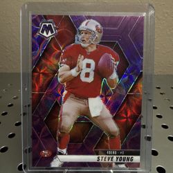 2025 Panini Mosaic Purple Scope Steve Young #10