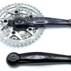 Cooks Brothers Racing 175mm Vintage Triple Mountain Bike Crank Set