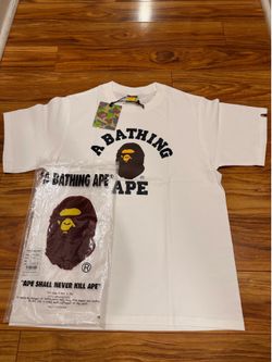 BAPE Men’s Classic Cotton College T-Shirt