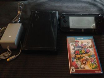 NINTENDO WII U WITH MARIO GAME