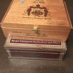 Wooden Boxes Both For $20