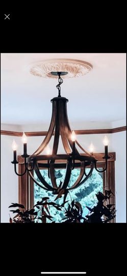 6 Light Chandelier 