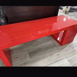 Red Sofa $220 And Red Coffee Table $100  