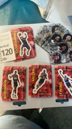 1997 UpperDeck NBA stickers