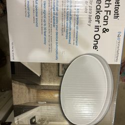 Bathroom Fan W/ Speaker