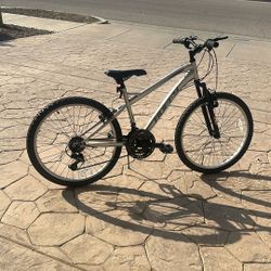 New Silver Huffy Bicycle 