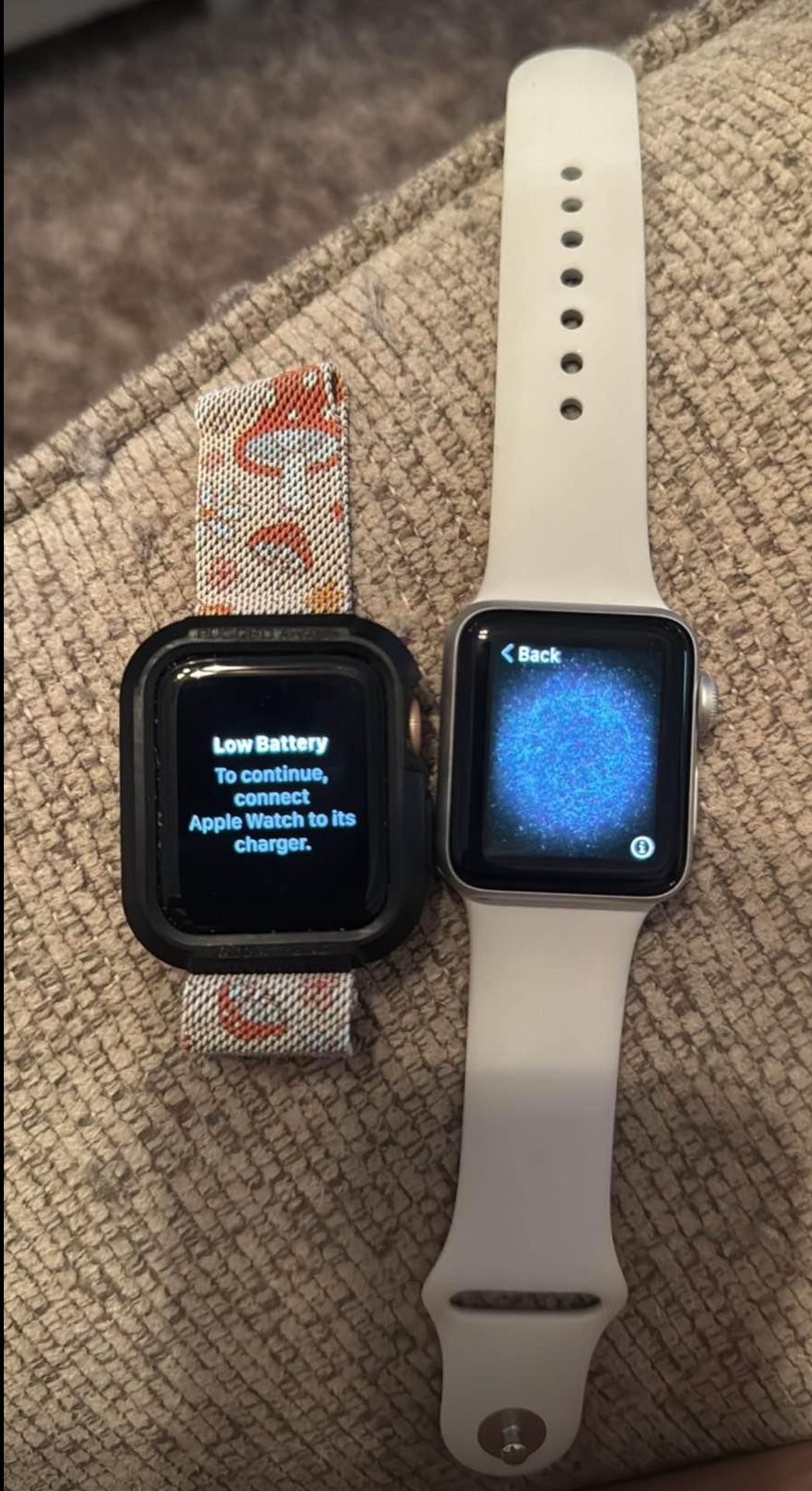 Apple series 3 Watch & Apple series 5 Watch.