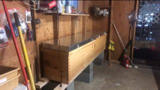 Two Complete 25-Frame Layens Horizontal Hives Solid Wood