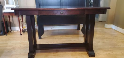 Console Table- Mahogany 49"L x 28" H x 17.5"W