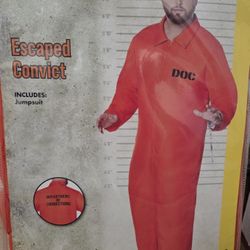 Escaped Convict/ Prisoner Halloween Costume