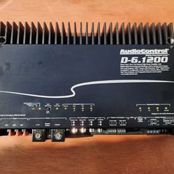 AudioControl D-6.1200 6-Channel Car Amplifier with Digital Signal Processing