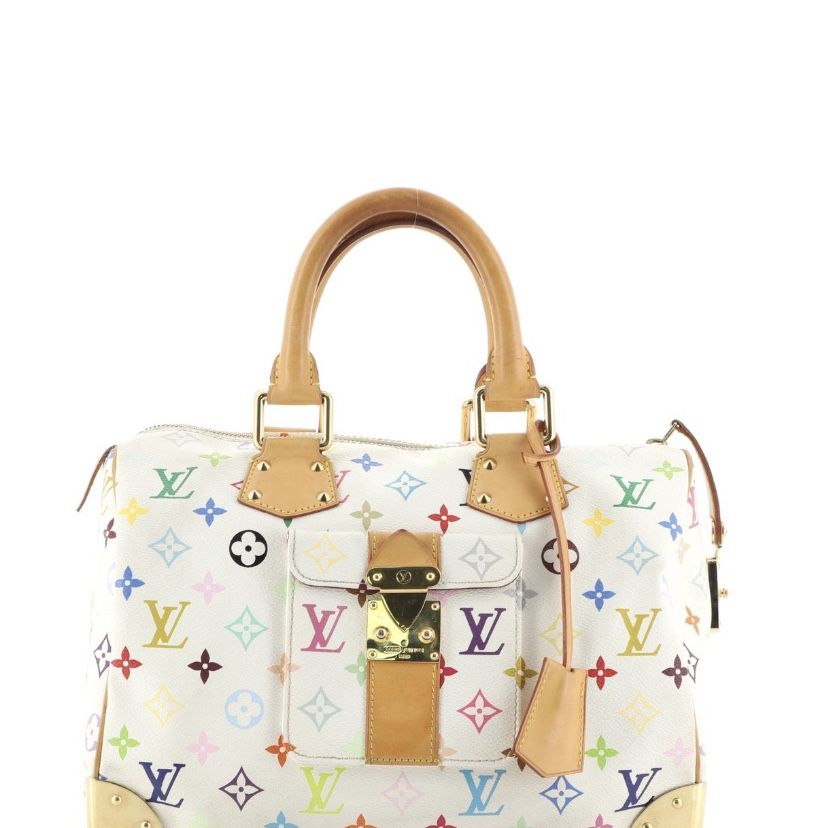 Louis Vuitton Speedy Handbag Monogram Multicolor 30 Multicolor 2441461