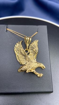 14K Eagle Pendant