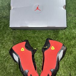 Jordan 14 Ferrari Size 10.5 
