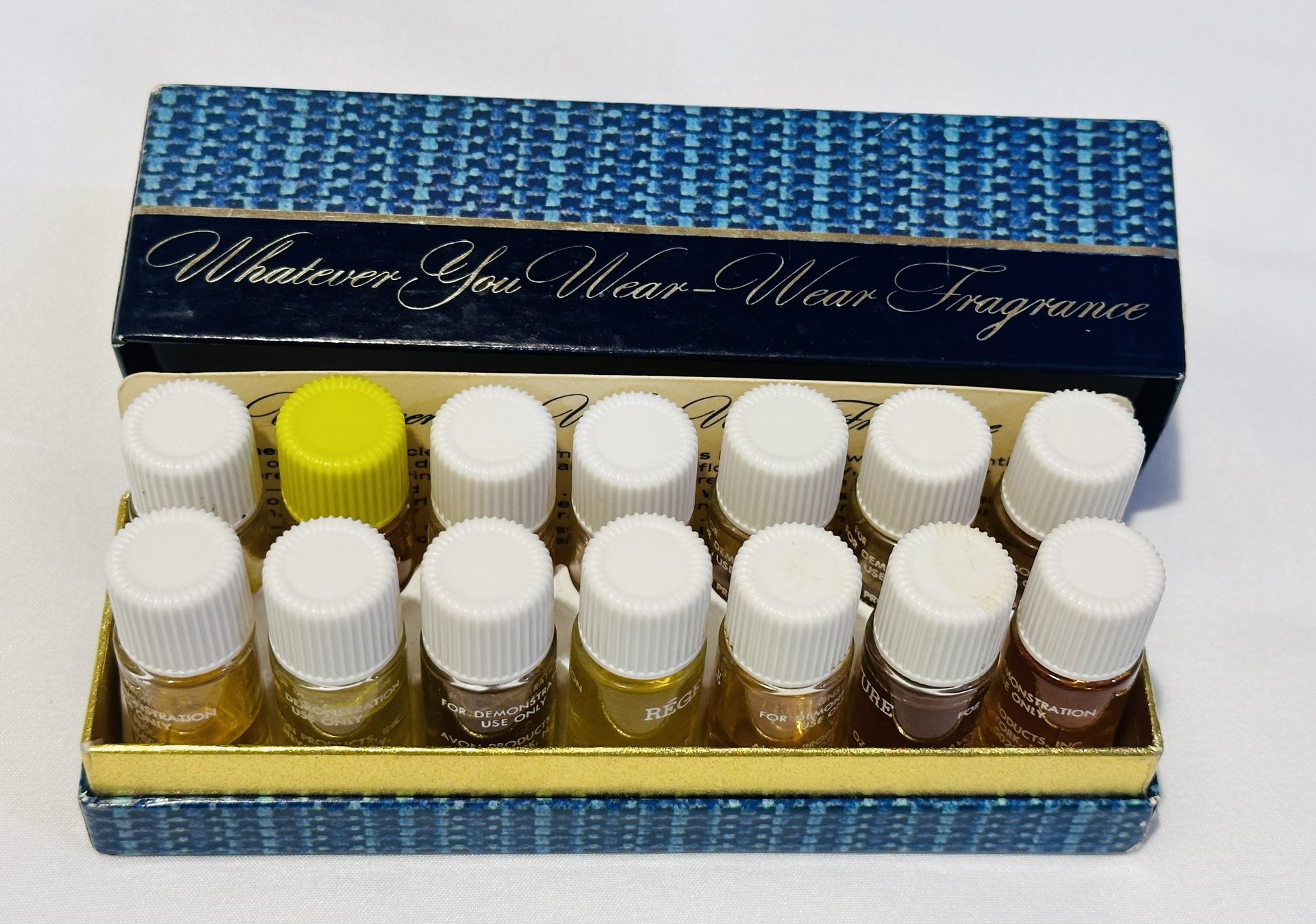 Vintage Avon Fragrance Set 14 Small Bottles