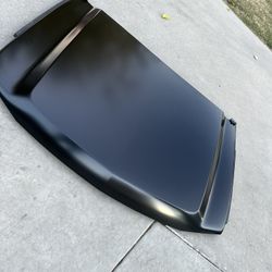 03-07 Chevy Silverado Cat Eye Hd Hood New Primer Black 