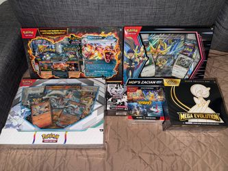 Pokemon Sealed Lot - Mega Gardevoir ETB, Charizard ex, White Flare, Surging Sparks
