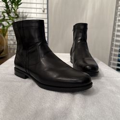 Florsheim Midtown Black Leather Zip Boots
