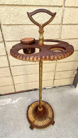 Antique Smoke Stand, Solid Brass,  Art Deco $120 OBO