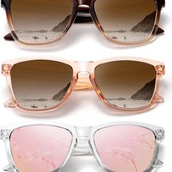 Sunglasses-women Polarized Sunglasses-womens: Trendy Sun Glasses polarized UV400 Protection Fashion Sunglasses