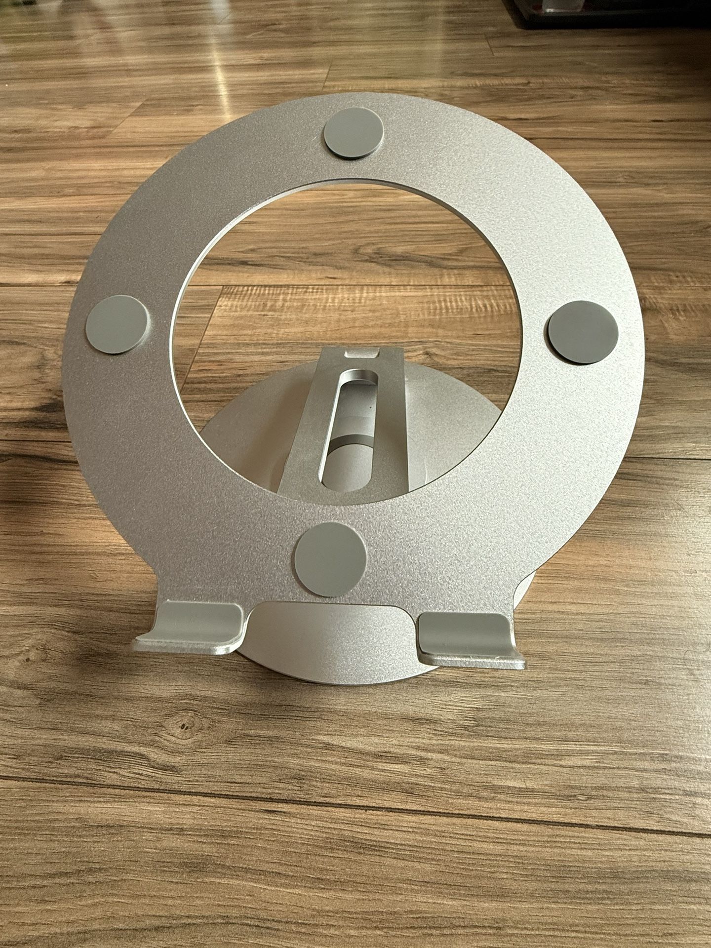 Adjustable Laptop Stand with 360 Rotating Base. 