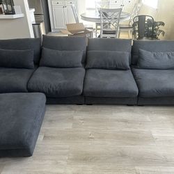 Gray Sectional 