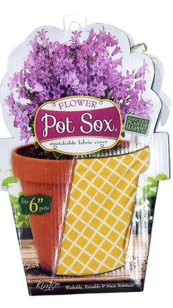 Flower Pot Sox Stretchable Fabric cover
