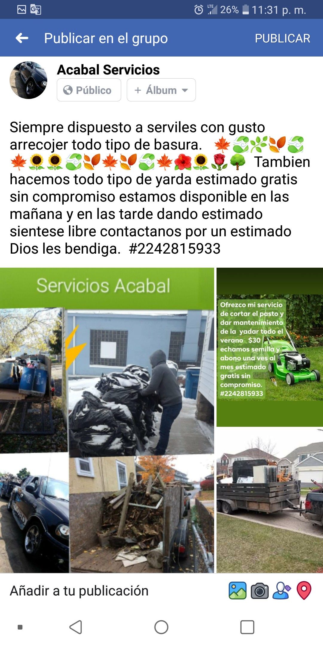 Removemos todo tipo de basura