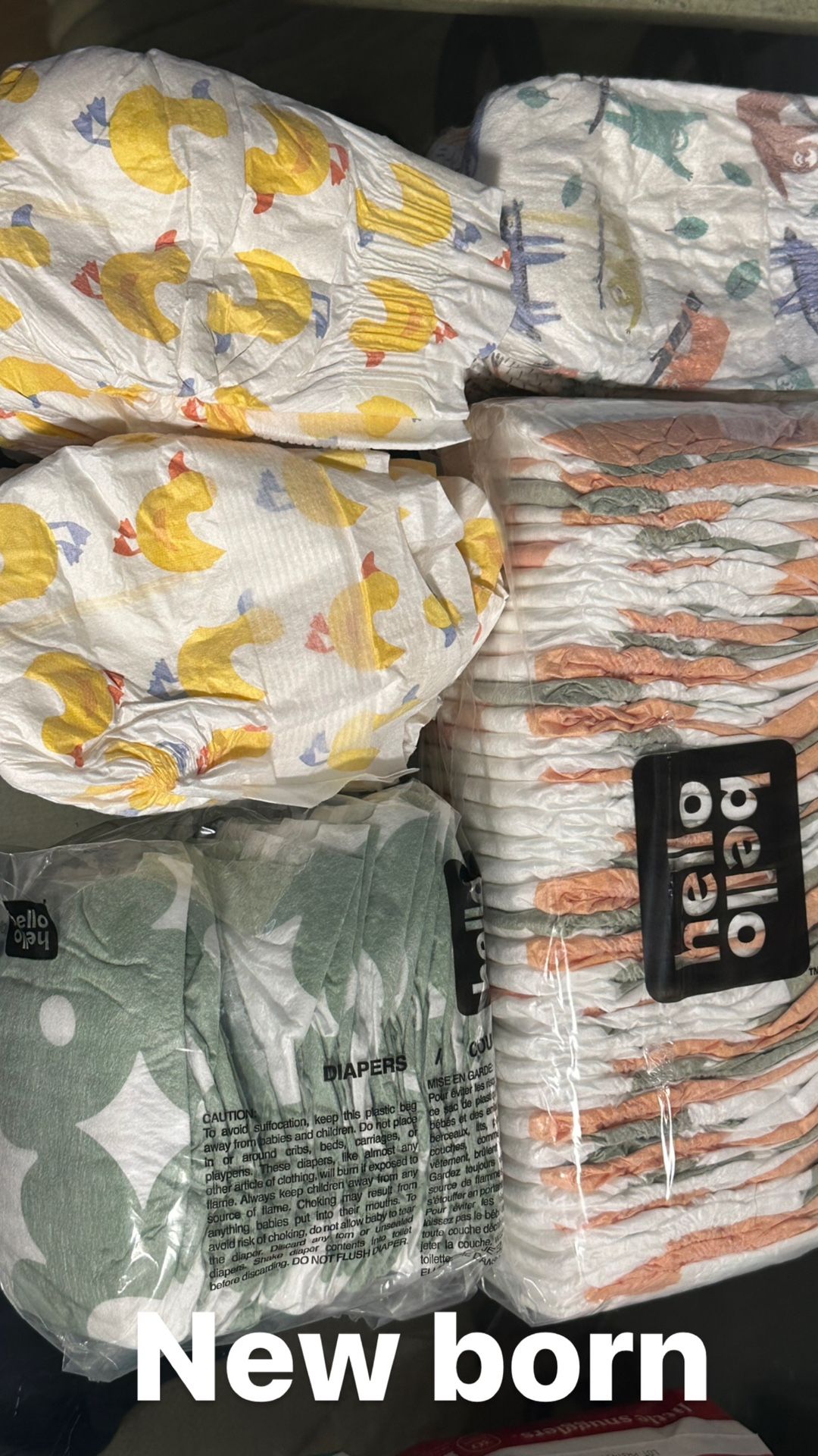 New Born And Premie Diapers