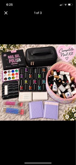 Complete Gel Nail Polish Kit Bundle