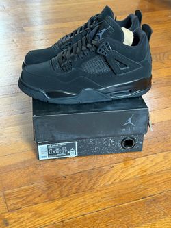 Air Jordan 4 Retro Black Cat Size 10
